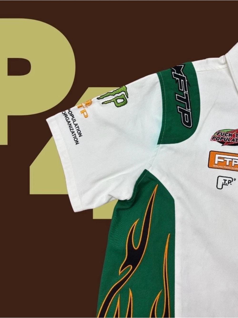 FTP Raceway Button Up Shirt (X-Large) - Picture 4 of 5